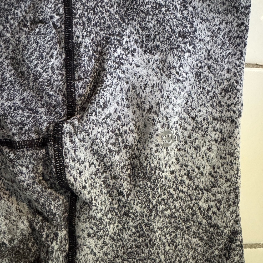 lululemon athletica Black and Gray Leggings